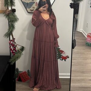 Mauve Maxi Dress